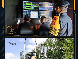 Polda Bali Turunkan Satgas Tindak Anti Drone Ops Gapura Pantau Keamanan IAWP Di Kawasan Nusadua 