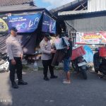 Mencegah Adanya Gangguan Kamtibmas Kapolsek Marga Sambangi Pedagang Pasar Belayu