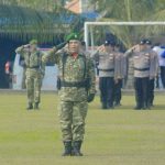 Serma Ida Bagus Oka Bisma Pimpin Upacara Bendera HUT RI ke-81 di Lapangan Hanoman Kemenuh Sukawati