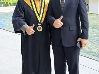 Sekretaris MIO Provinsi Bali; Meraih Gelar Magister Manajemen